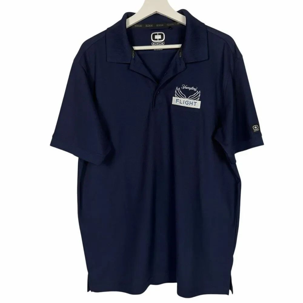 Yuengling Flight Men’s Navy Polo Shirt size Large